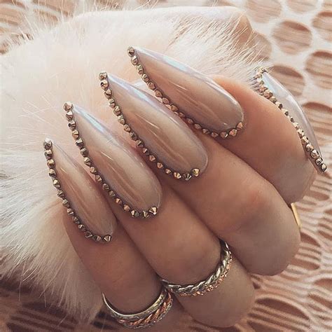 acrylic nails tumblr stiletto.